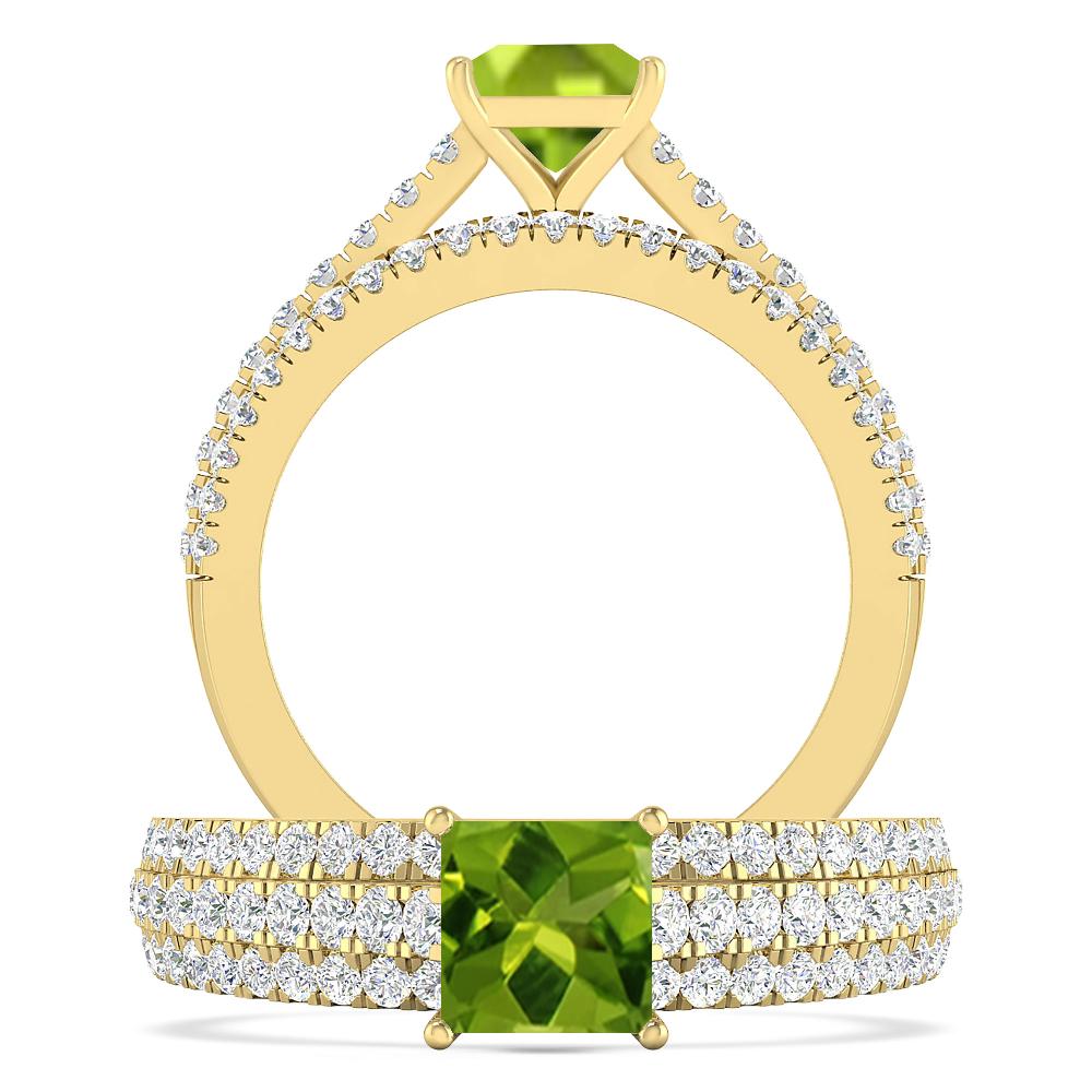 Yellow Gold - Peridot