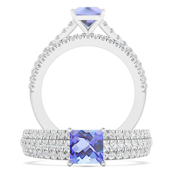 White Gold - Tanzanite