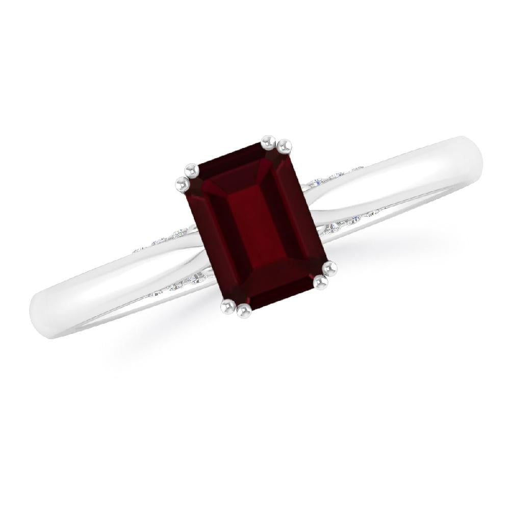 White Gold - Garnet