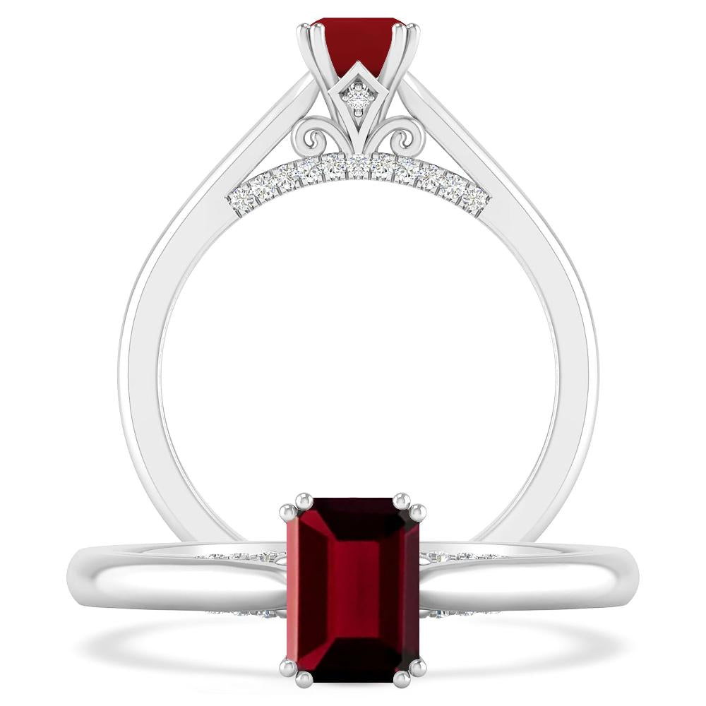 White Gold - Garnet