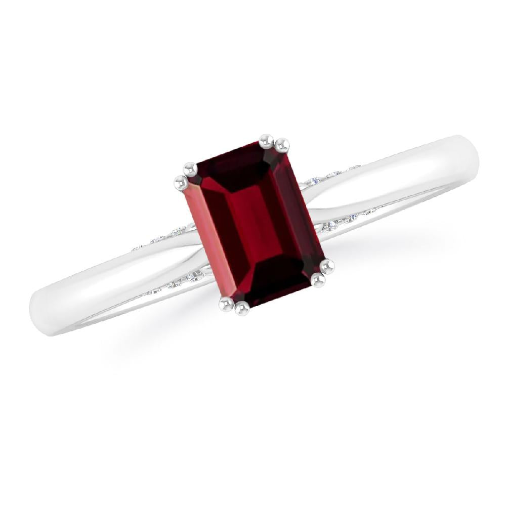 White Gold - Garnet