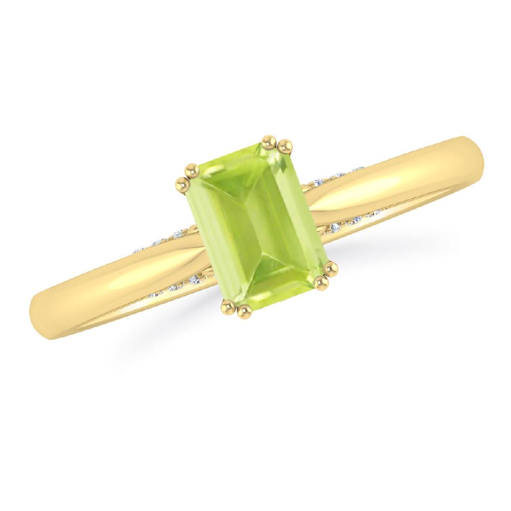 Yellow Gold - Peridot