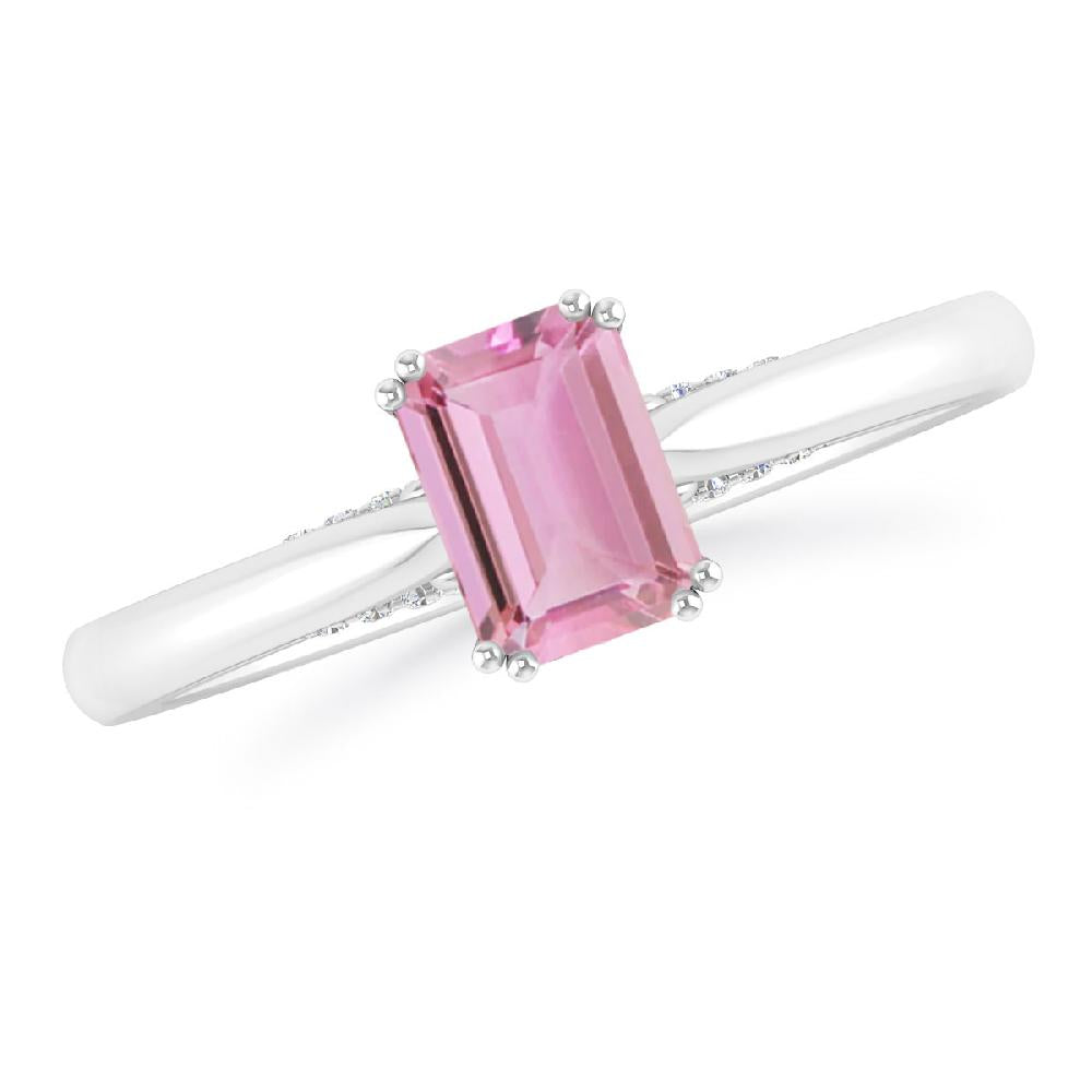 White Gold - Pink Tourmaline