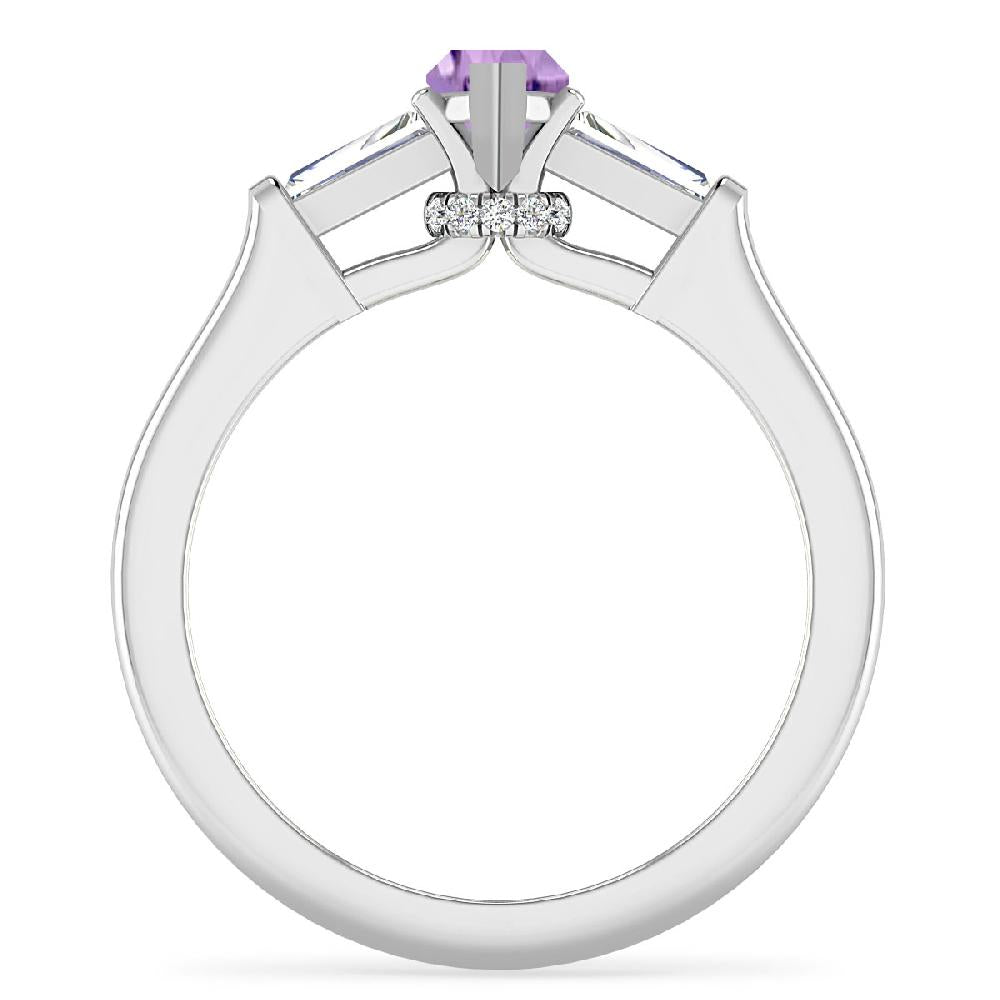 White Gold - Amethyst