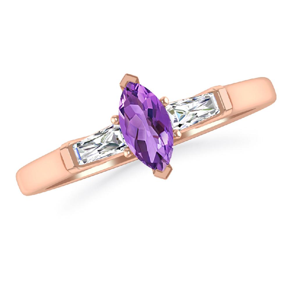 Rose Gold - Amethyst