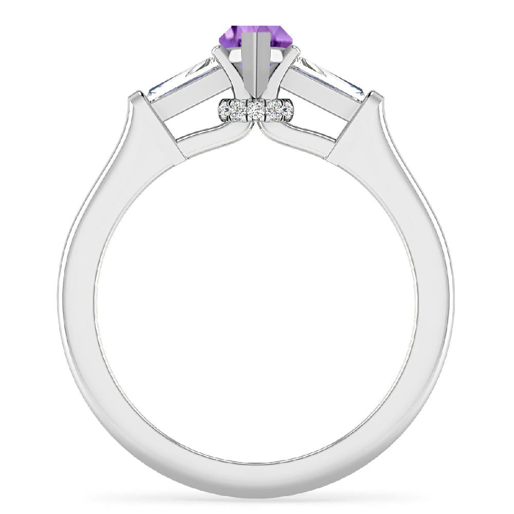 White Gold - Amethyst