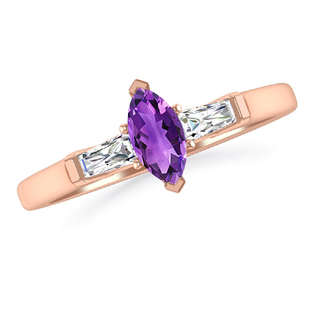 Rose Gold - Amethyst