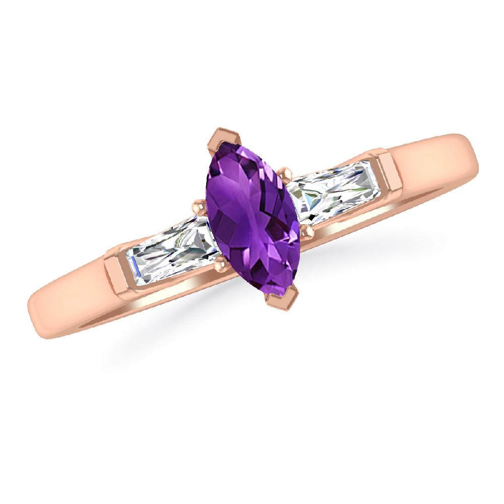 Rose Gold - Amethyst