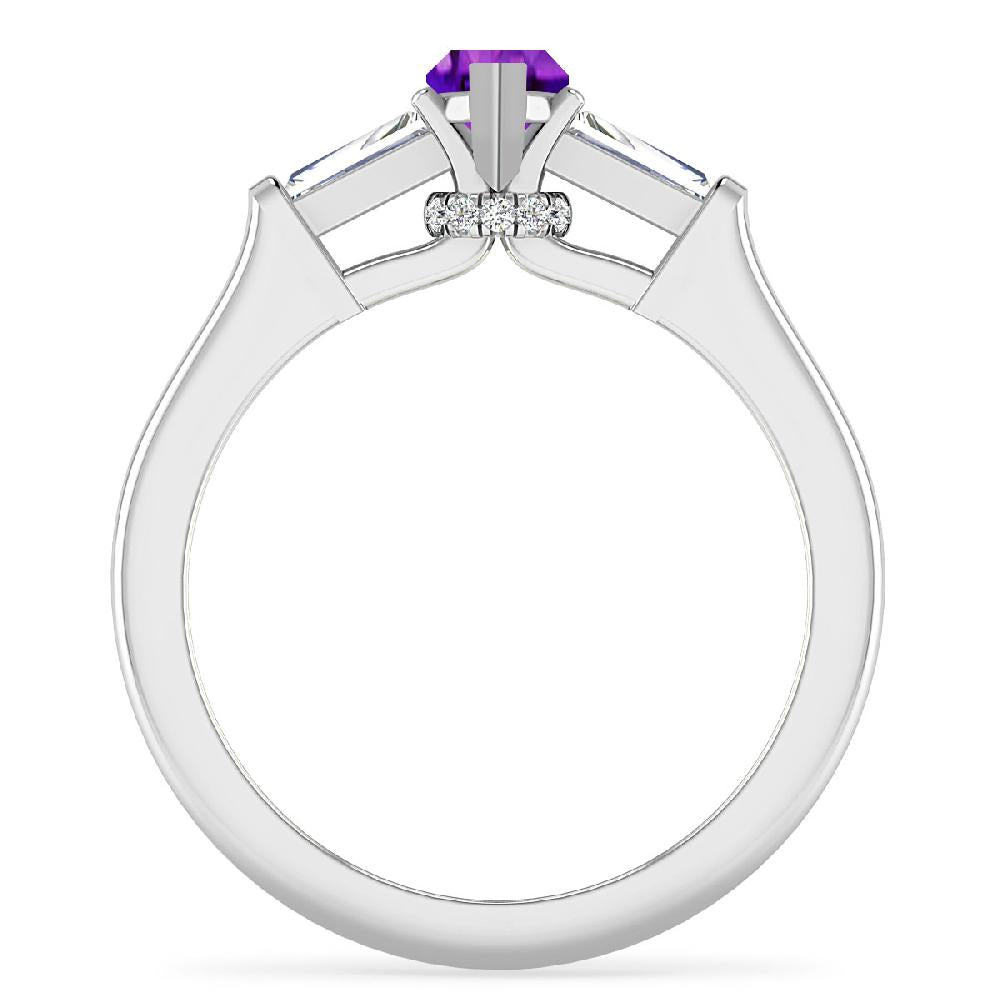 White Gold - Amethyst