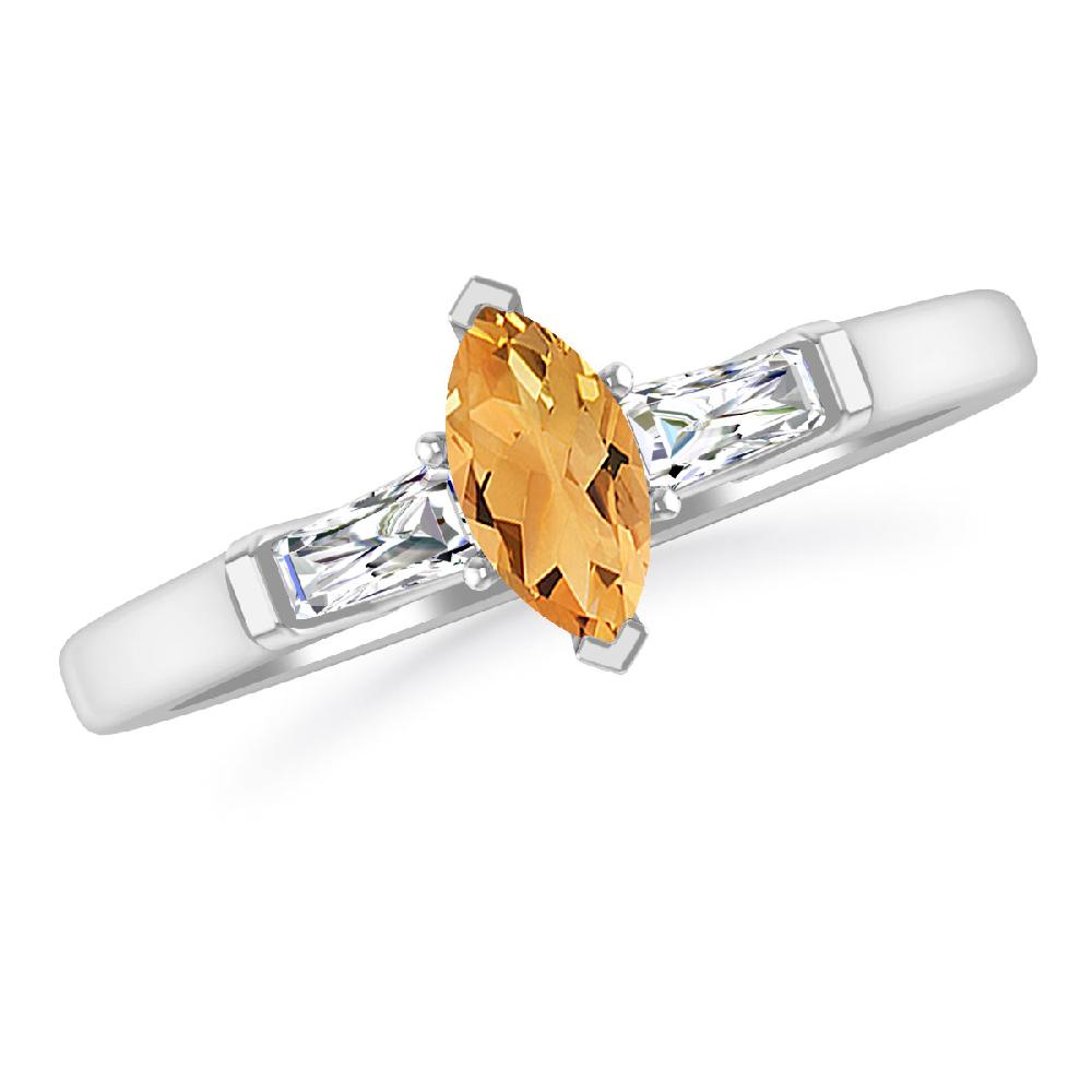 White Gold - Citrine