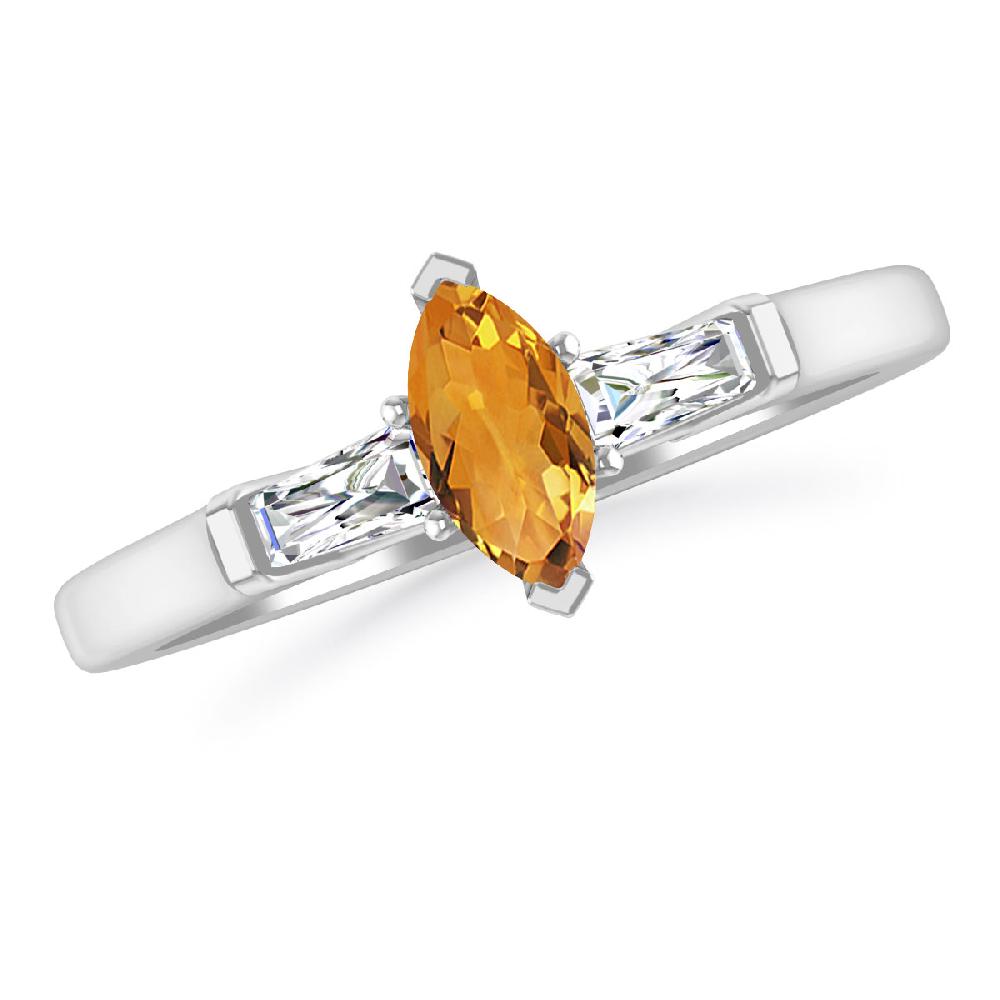 White Gold - Citrine