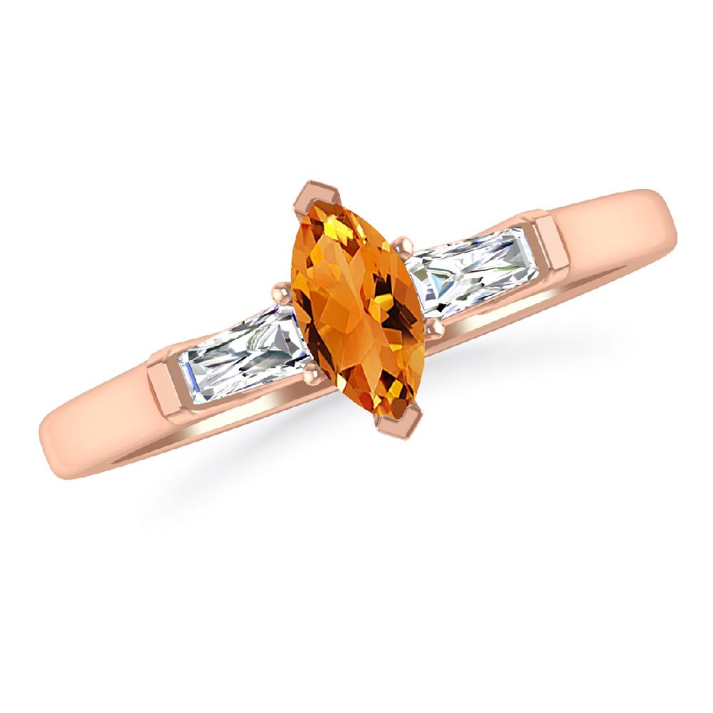 Rose Gold - Citrine