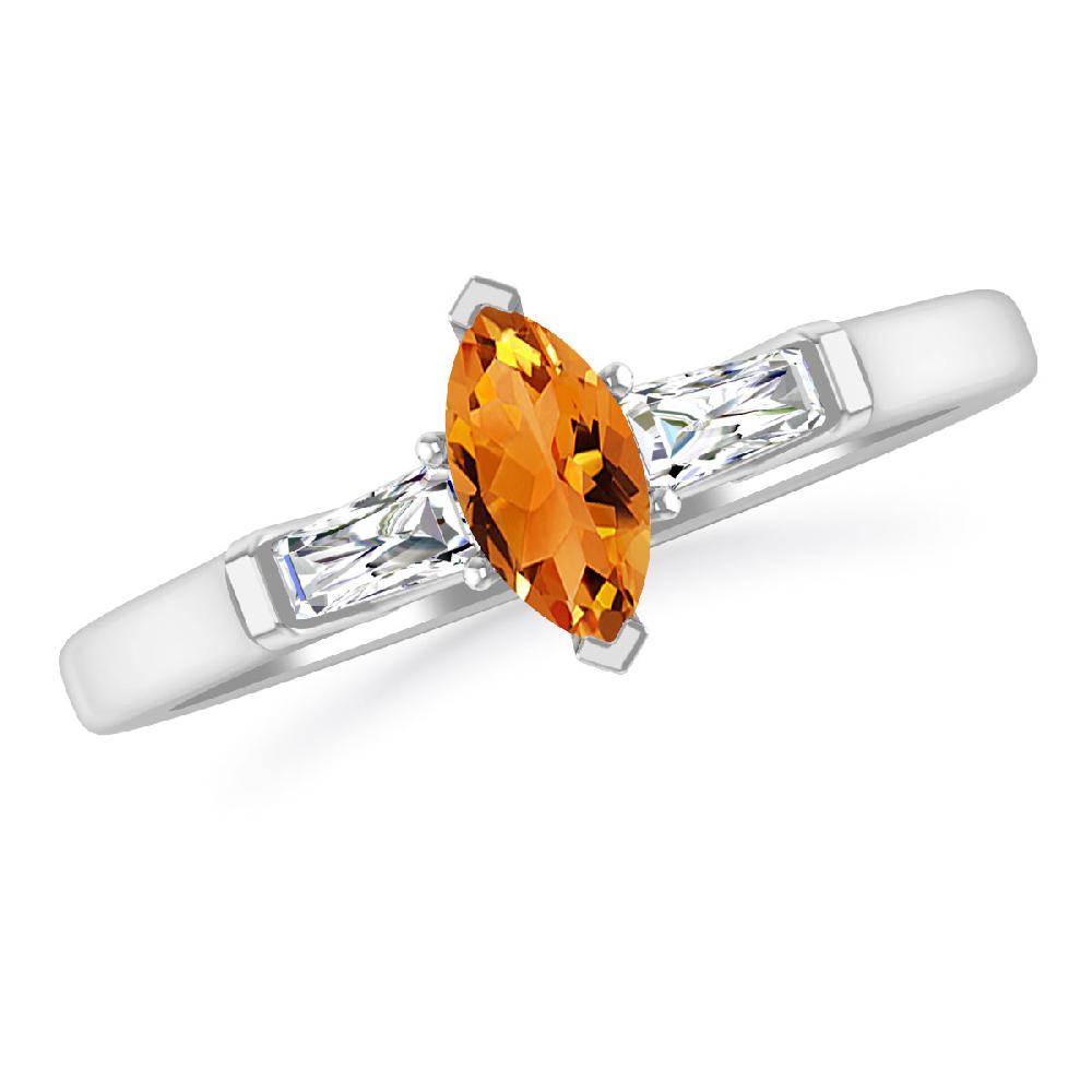 White Gold - Citrine