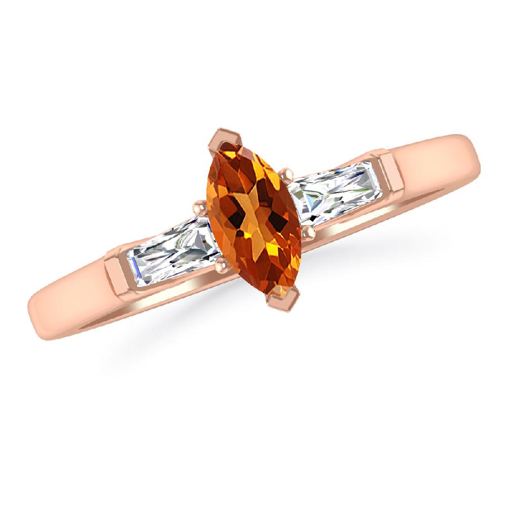 Rose Gold - Citrine