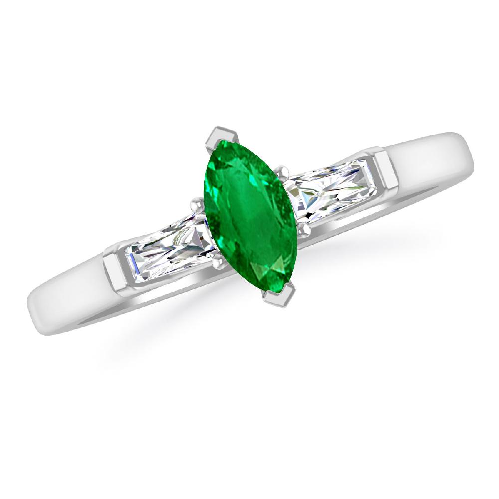 White Gold - Emerald