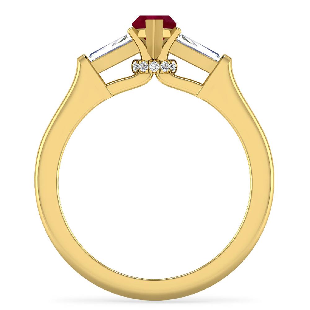 Yellow Gold - Garnet