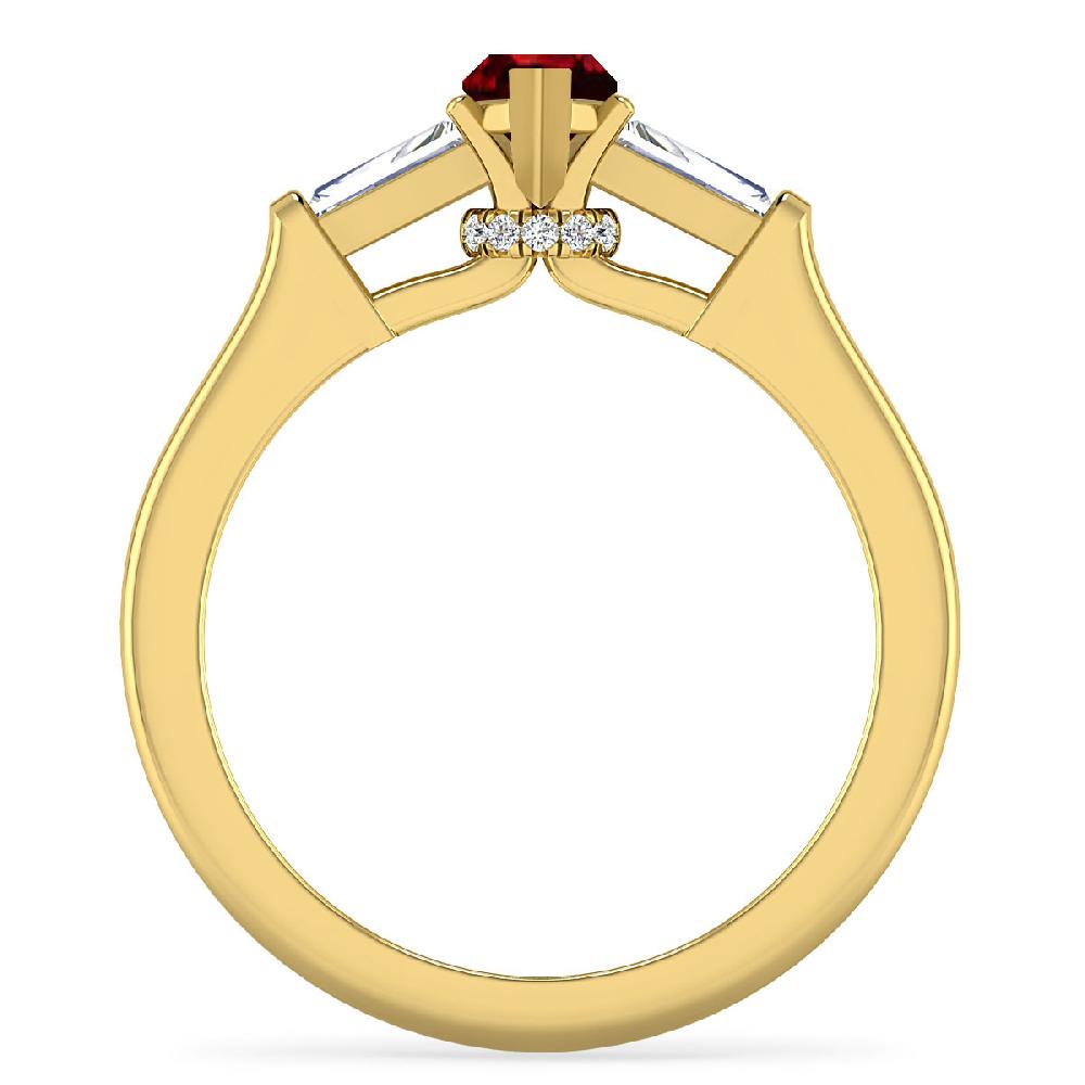 Yellow Gold - Garnet