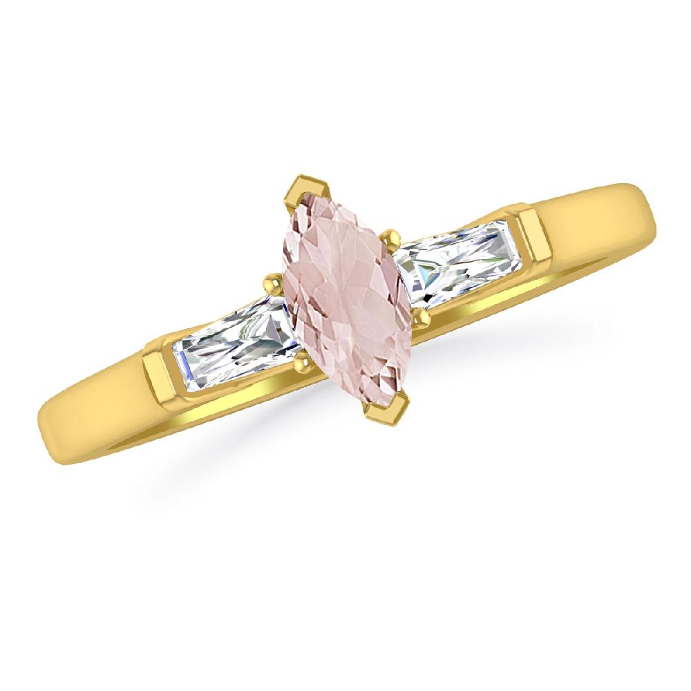 Yellow Gold - Morganite