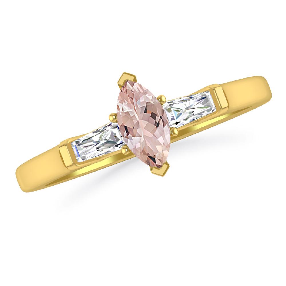 Yellow Gold - Morganite