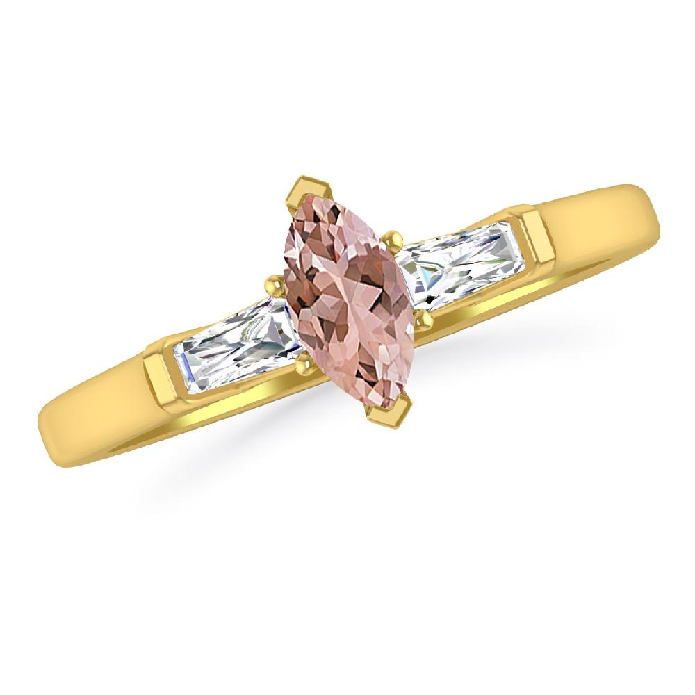 Yellow Gold - Morganite