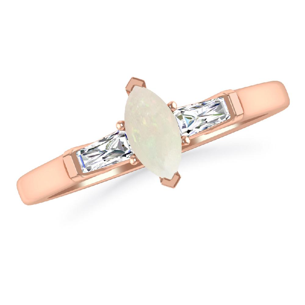 Rose Gold - Opal