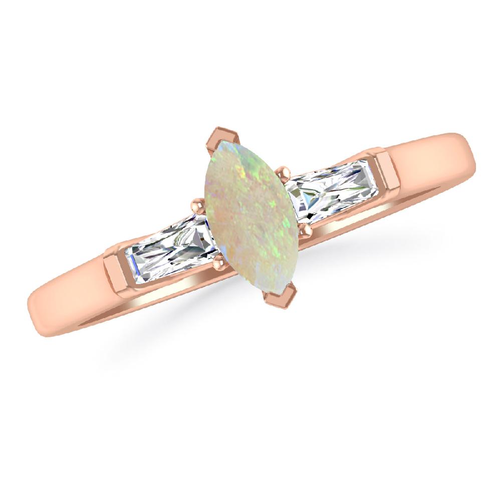 Rose Gold - Opal