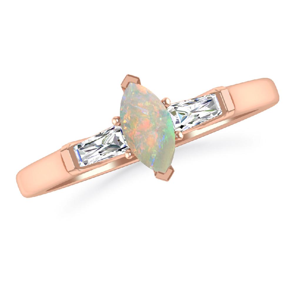 Rose Gold - Opal