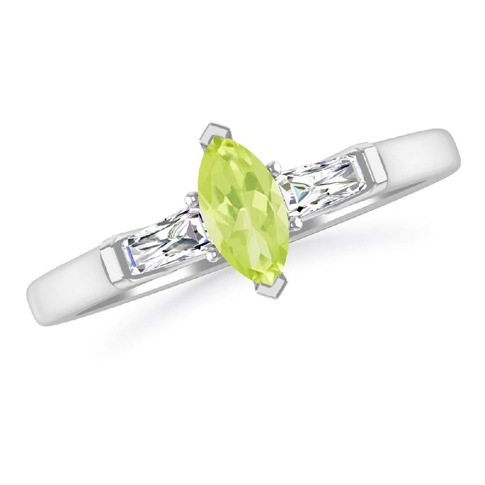 White Gold - Peridot