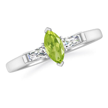 White Gold - Peridot