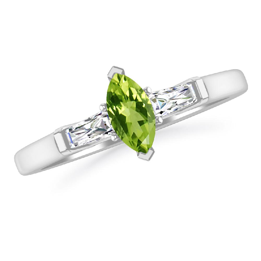 White Gold - Peridot