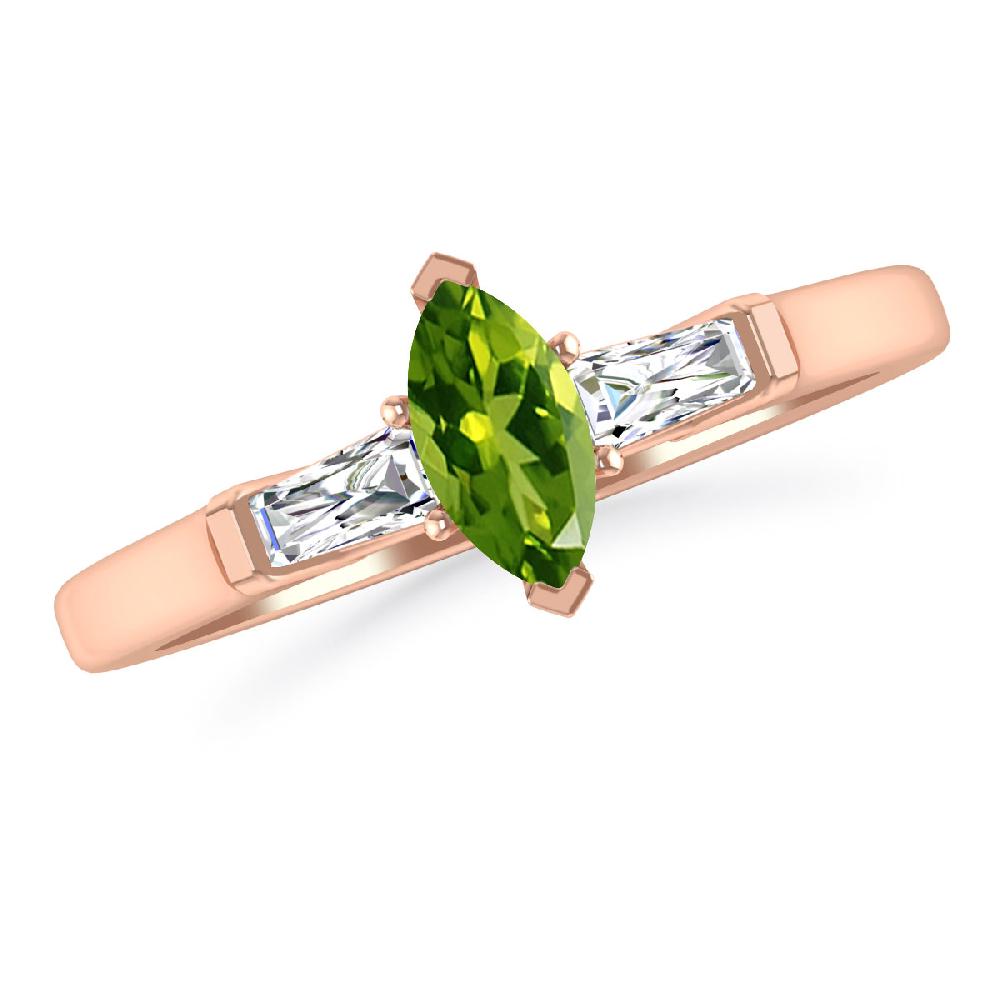 Rose Gold - Peridot