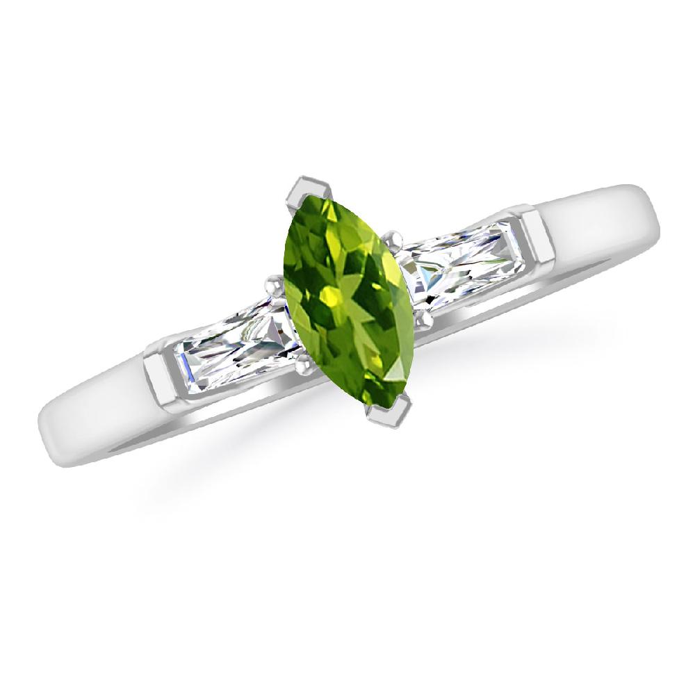 White Gold - Peridot