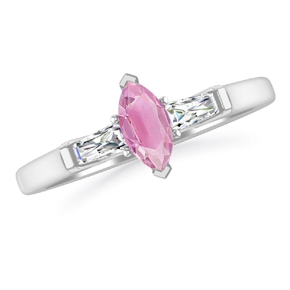 White Gold - Pink Tourmaline