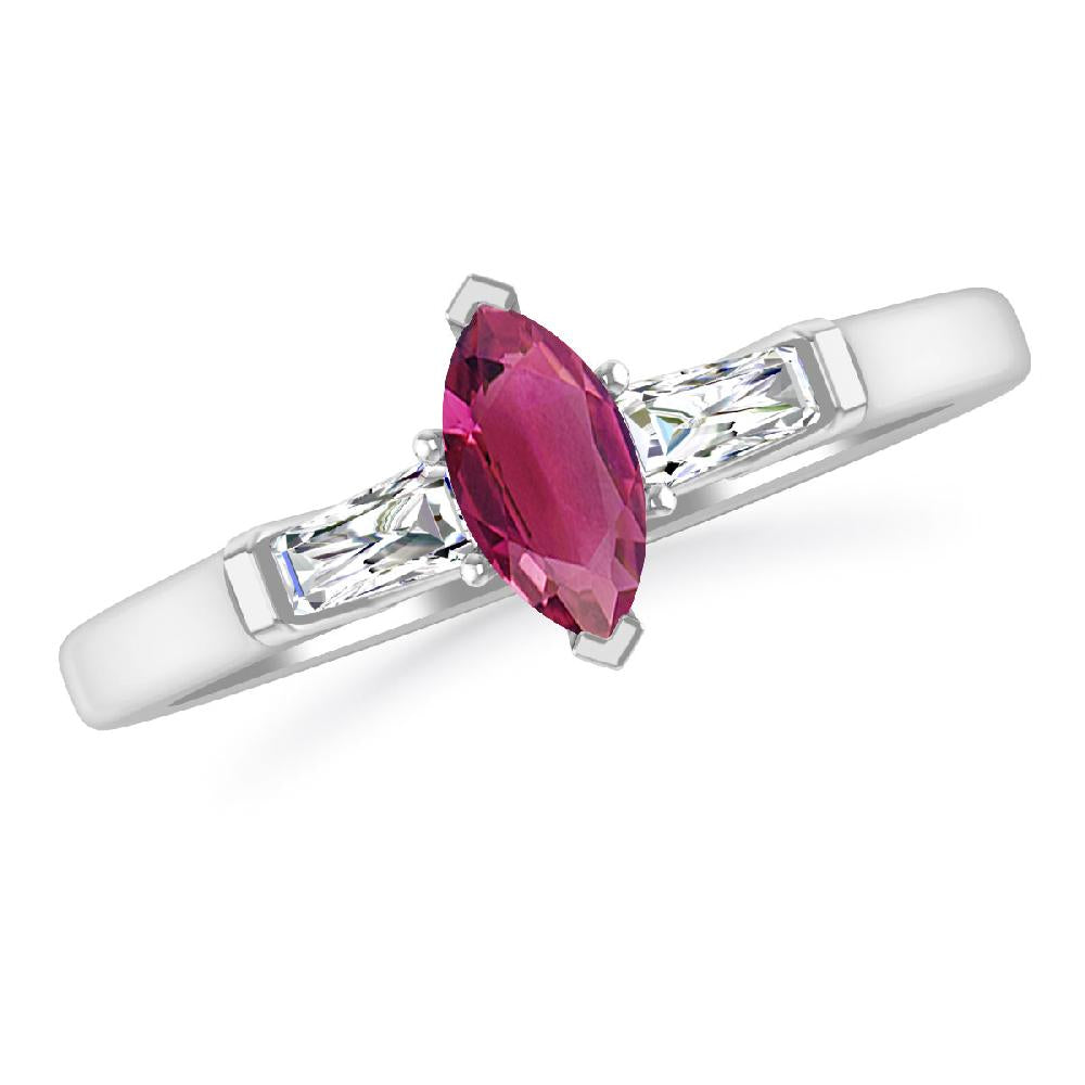 White Gold - Pink Tourmaline