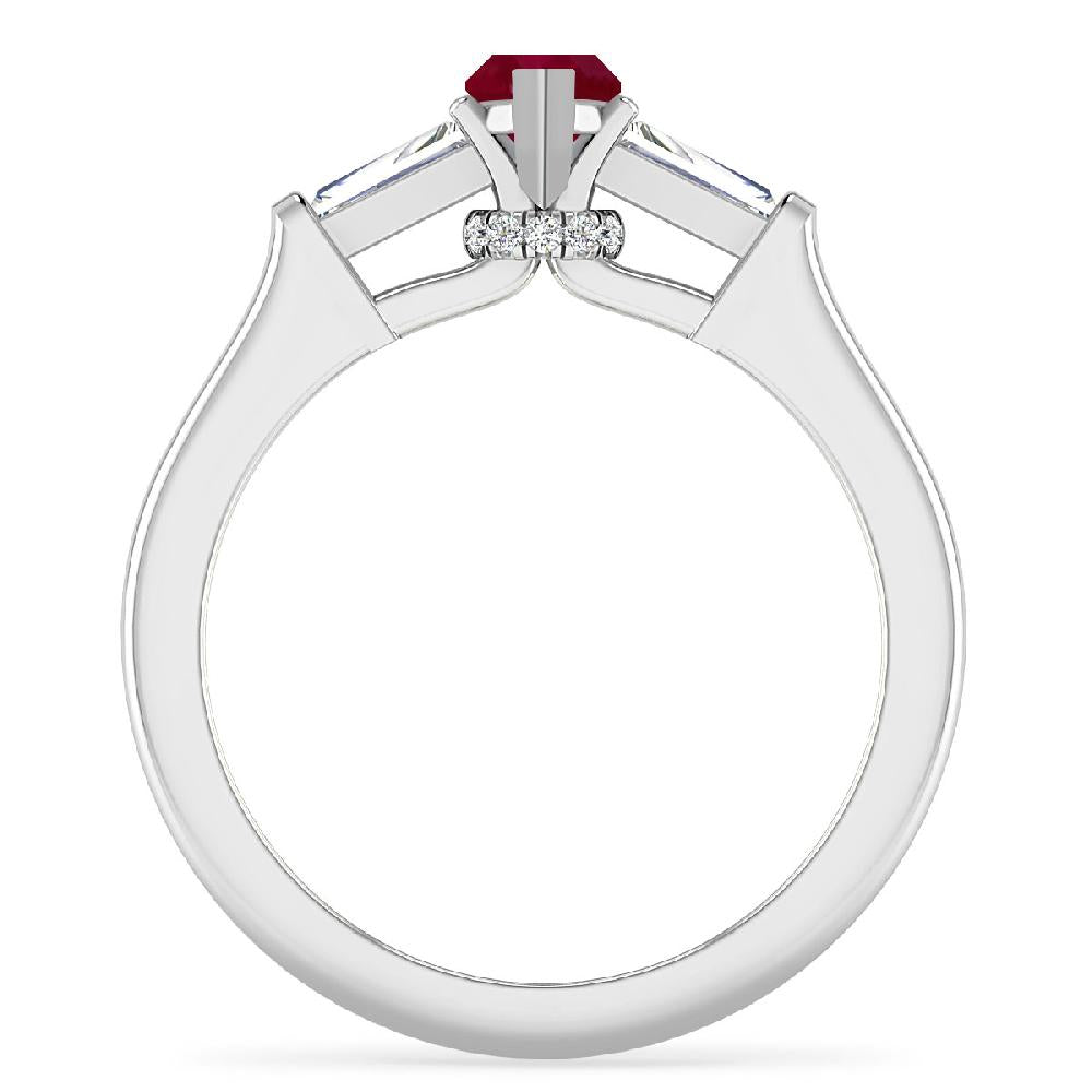 White Gold - Ruby