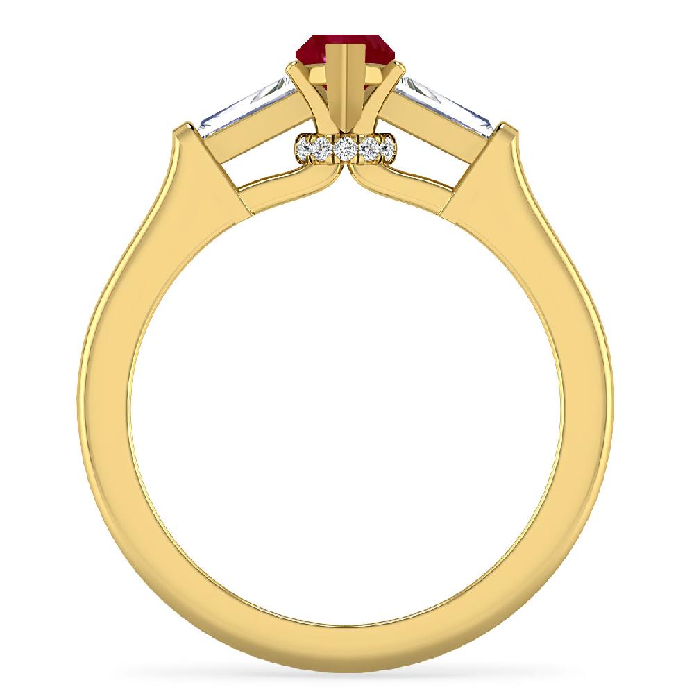 Yellow Gold - Ruby