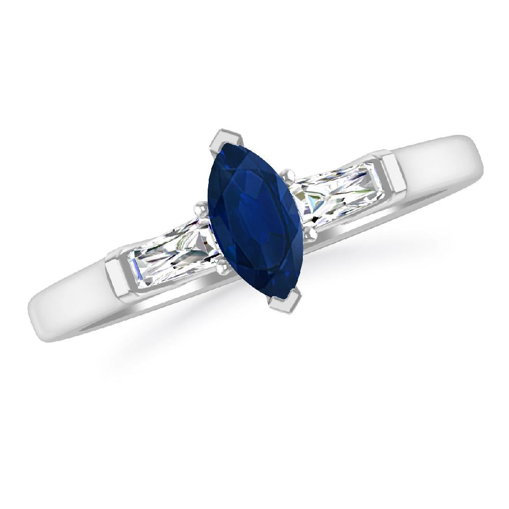 White Gold - Sapphire