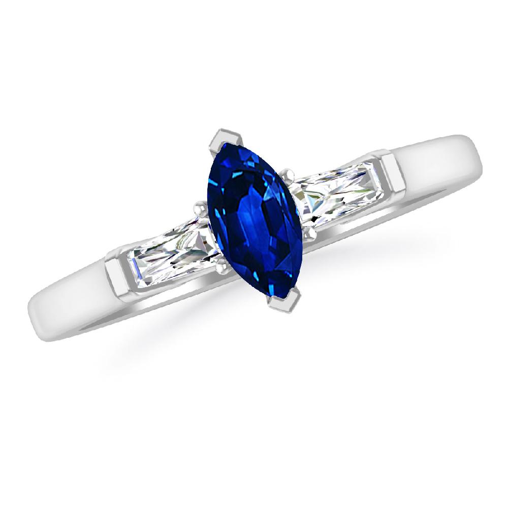 White Gold - Sapphire