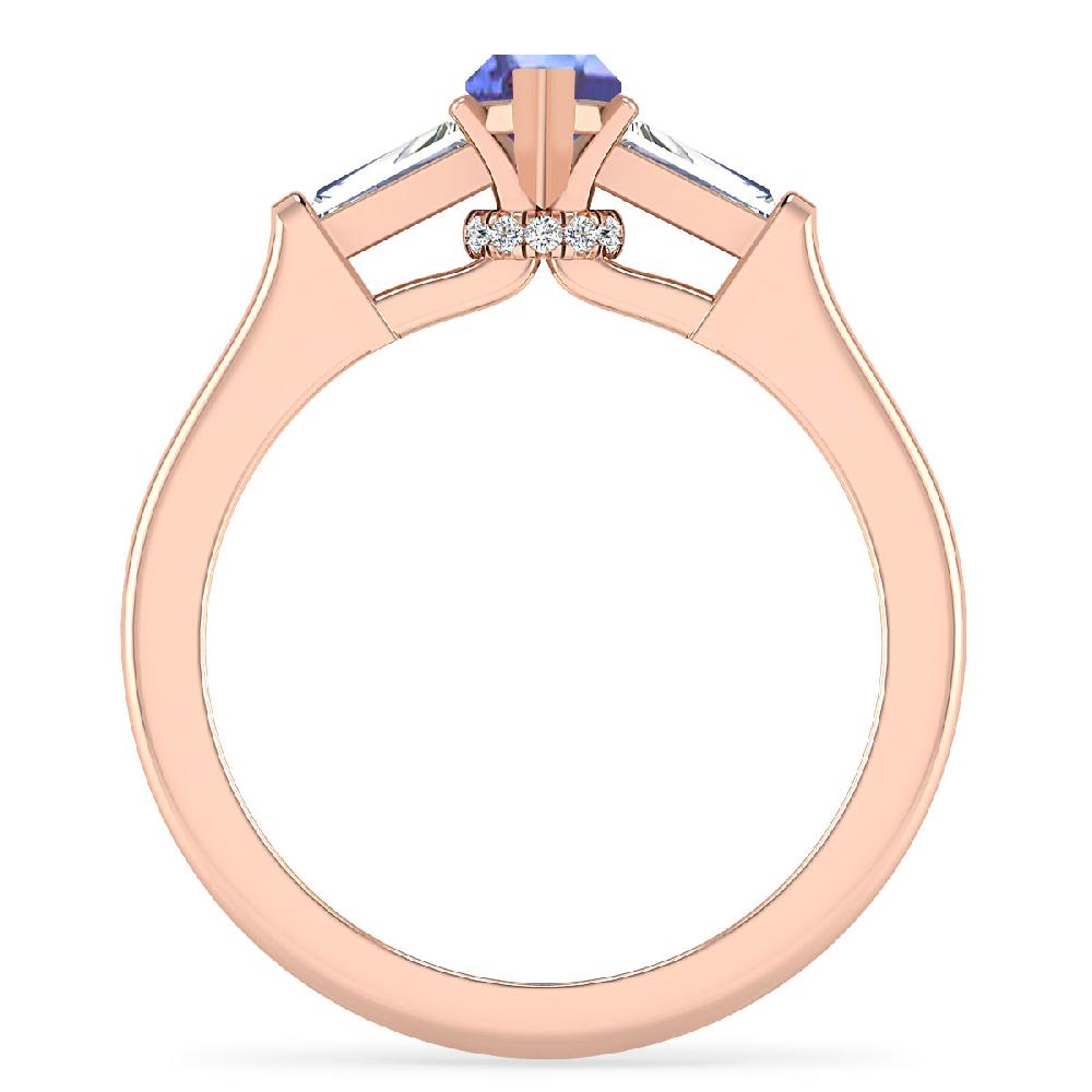 Rose Gold - Tanzanite