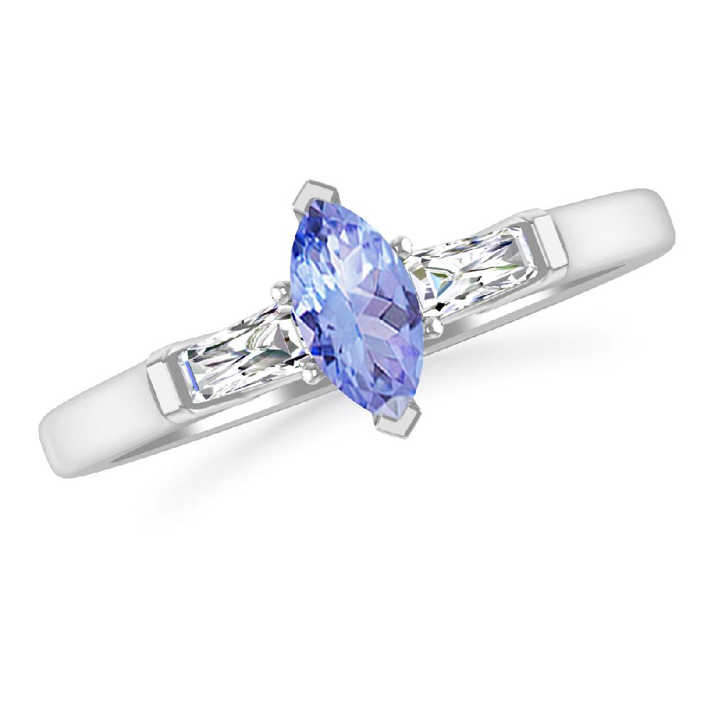 White Gold - Tanzanite