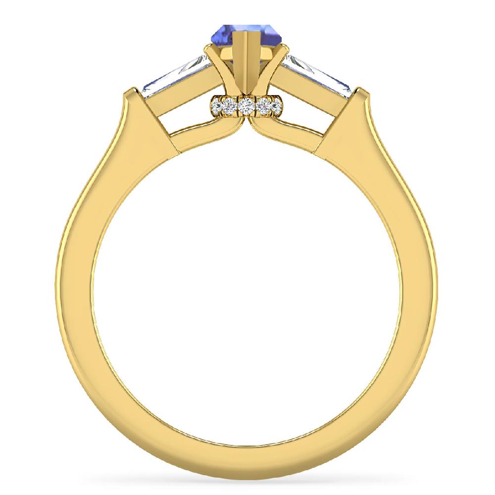 Yellow Gold - Tanzanite