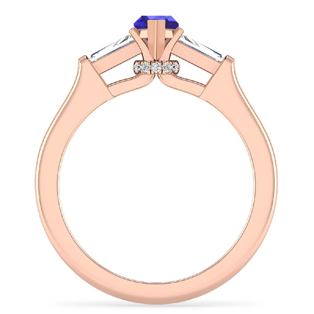 Rose Gold - Tanzanite