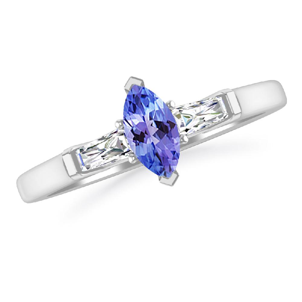 White Gold - Tanzanite