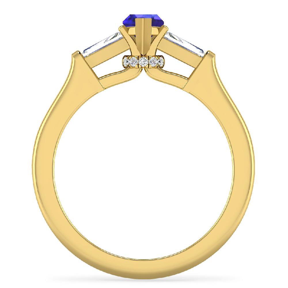 Yellow Gold - Tanzanite