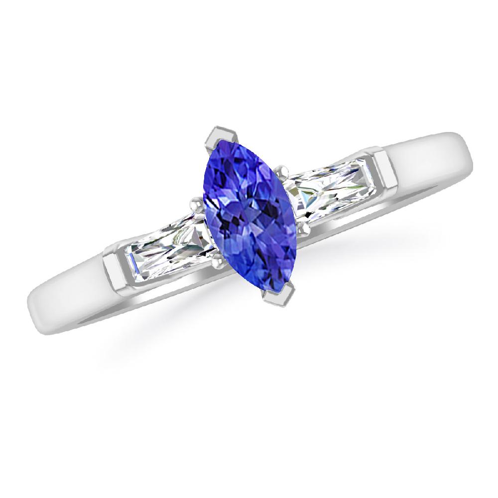 White Gold - Tanzanite