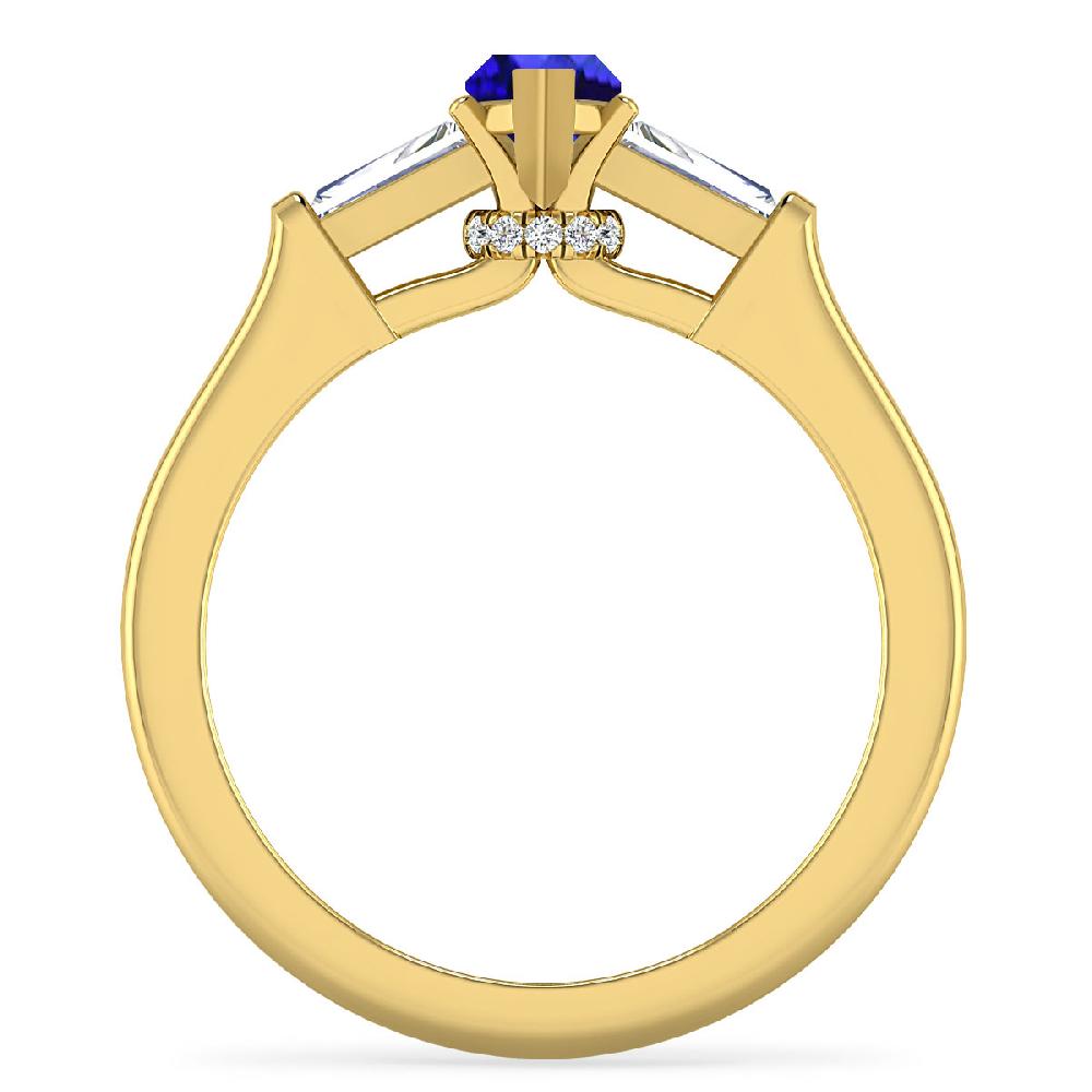 Yellow Gold - Tanzanite