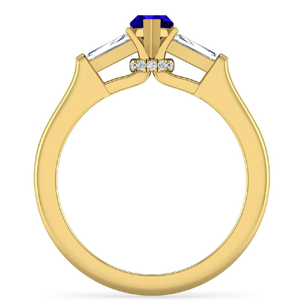 Yellow Gold - Tanzanite