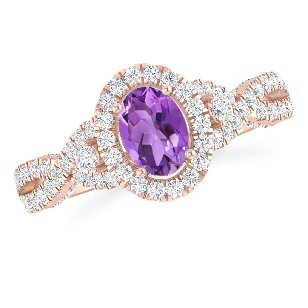 Rose Gold - Amethyst