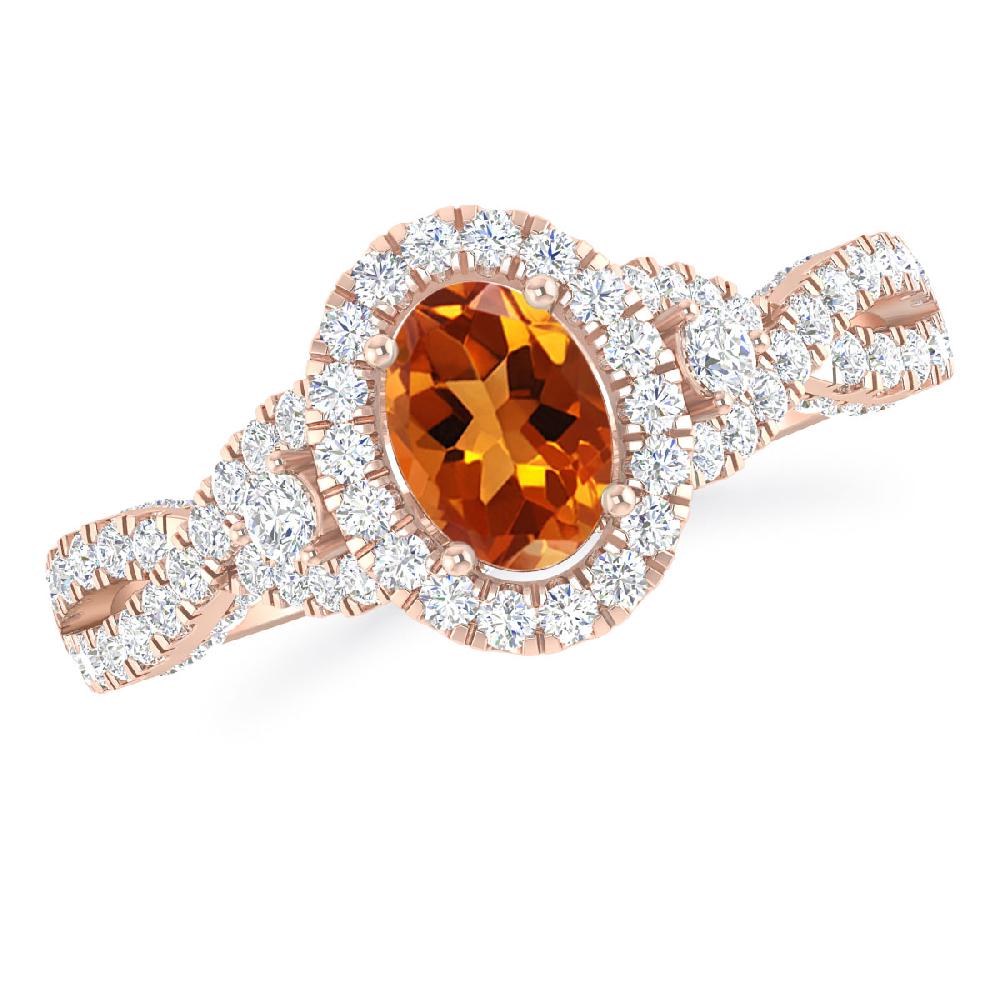 Rose Gold - Citrine