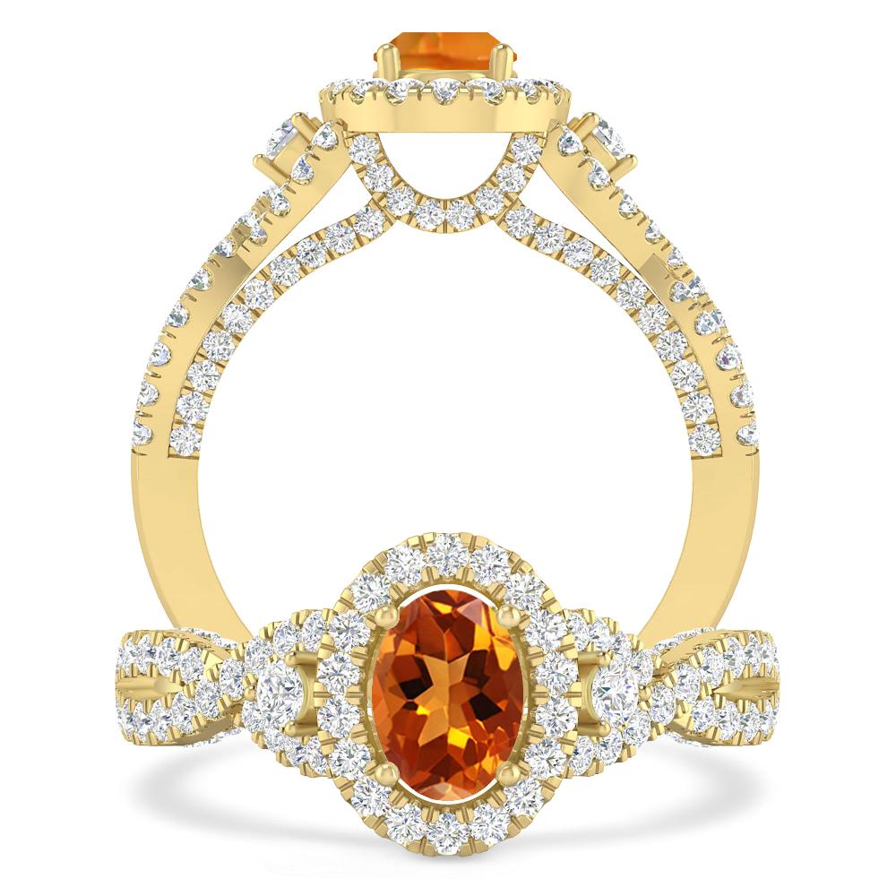 Yellow Gold - Citrine